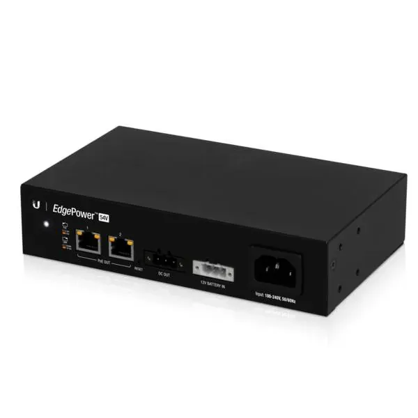 Fuente de Alimentación de 54V y 72W con UPS y PoE, Ubiquiti EdgePower EP-54V-72W 1