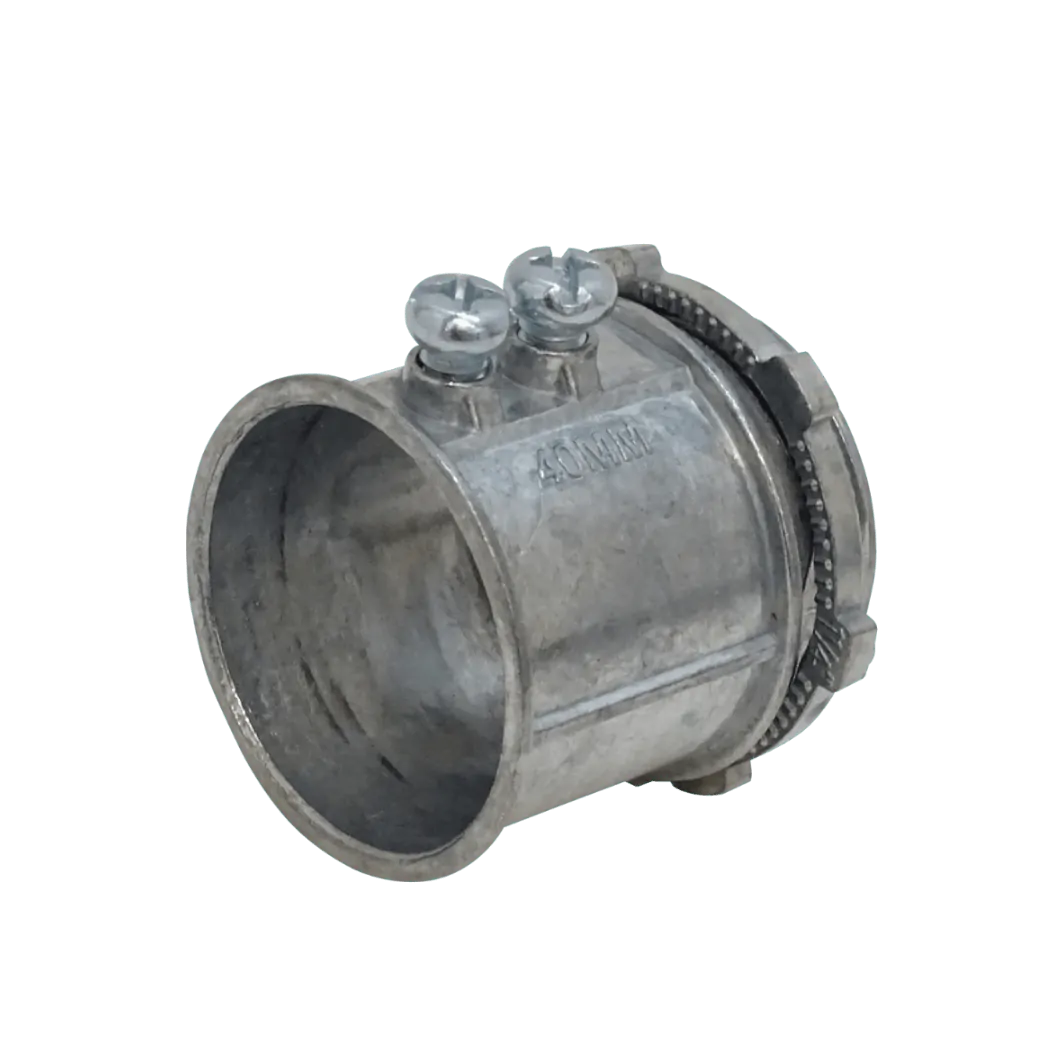 Salida Caja c/Hilo para Conduit Rigido Metalico 40mm Zinc  1