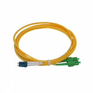 Duplex Jumper Cable Fibra 9/125um 3mm 3mt SC/APC-LC/UPC MonoModo SM 