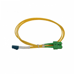 Jumper Cable Fibra 9/125um 3mm 1mt SC/APC-LC/UPC MonoModo SM Duplex 