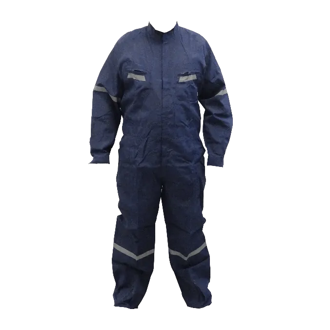 Overol Poplin Cintas-Reflectantes Poliester XXL Azul 50/52 Alt180cm  1