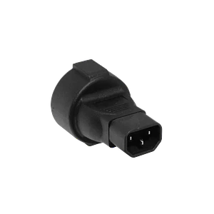 Macho-C14 Schuko-Hembra c/Tierra Adaptador 10A no-Certificado