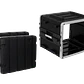 Rack Portátil de Plástico 8U, 42cm Fondo, 2 Tapas, Para Exteriores, Negro - Miniatura 1