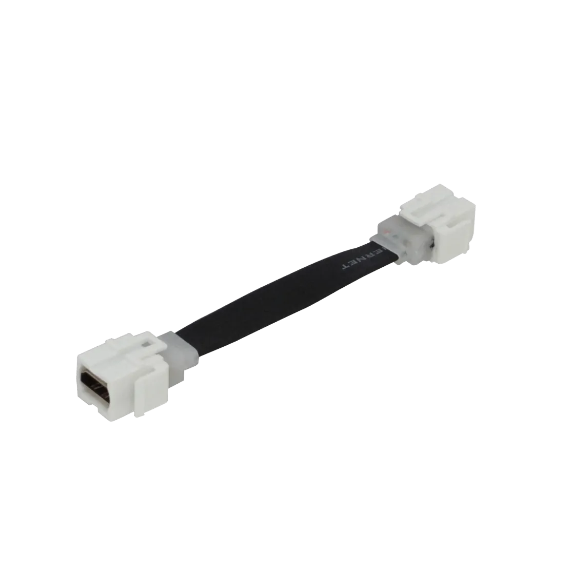 HDMI 15cm-Cable-Plano Hembra-Hembra Keystone Blanco 1