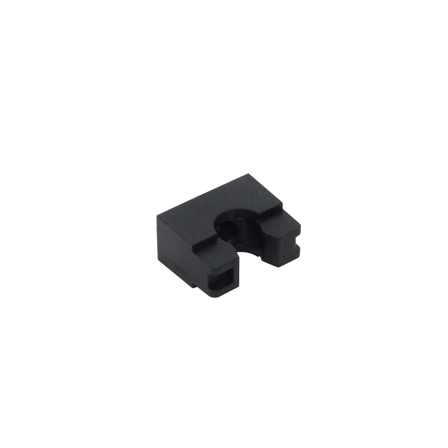 Abrazadera para Conduit Flexible Plastico Negro PA 10mm Soporte  1