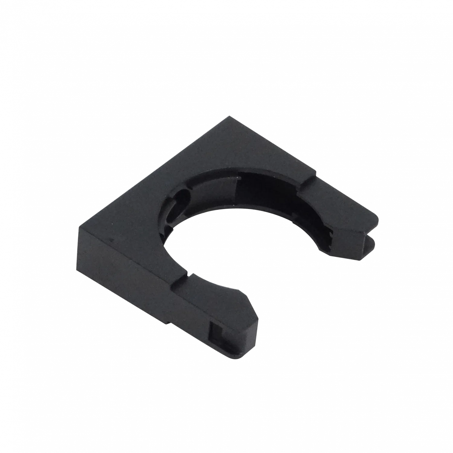 Abrazadera para Conduit Flexible Plastico Negro PA 55mm Soporte  1