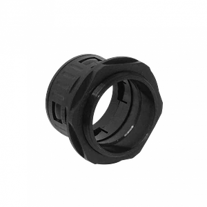 Salida Caja Prensa Estopa  55mm  p/Conduit Flexible Plastico Negro