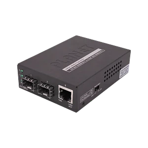 Planet 1-1000 2-SFP-Redundante Media Converter 100/1000 inc-5VDC/2,5A
