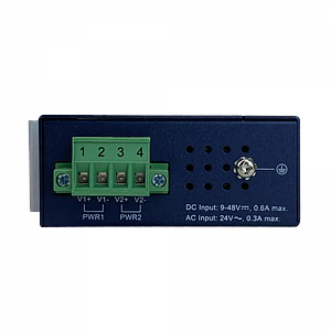 Switch Industrial Riel-DIN Gigabit req/12-48V PLANET 4-1000 1-SFP IP30 
