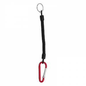 Amarra Herramienta Llavero/Gancho Rojo, Ajustable 18-50cm