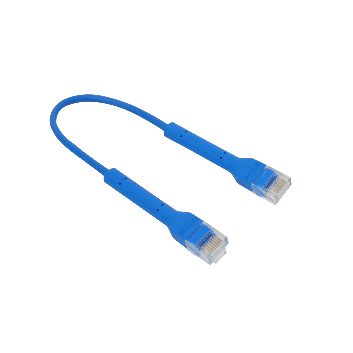 Cable Patch Cat6 Ubiquiti RJ45 Azul 10cm Compacto 1