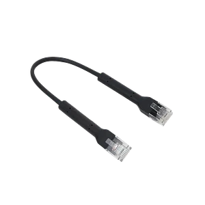 Cable Patch Cat6 Ubiquiti RJ45 Negro 10cm Compacto