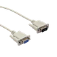 Straight 5,0mt DB9-Hembra-Macho 5mts Cable Directo Serial RS232 DE-09 - Miniatura 1