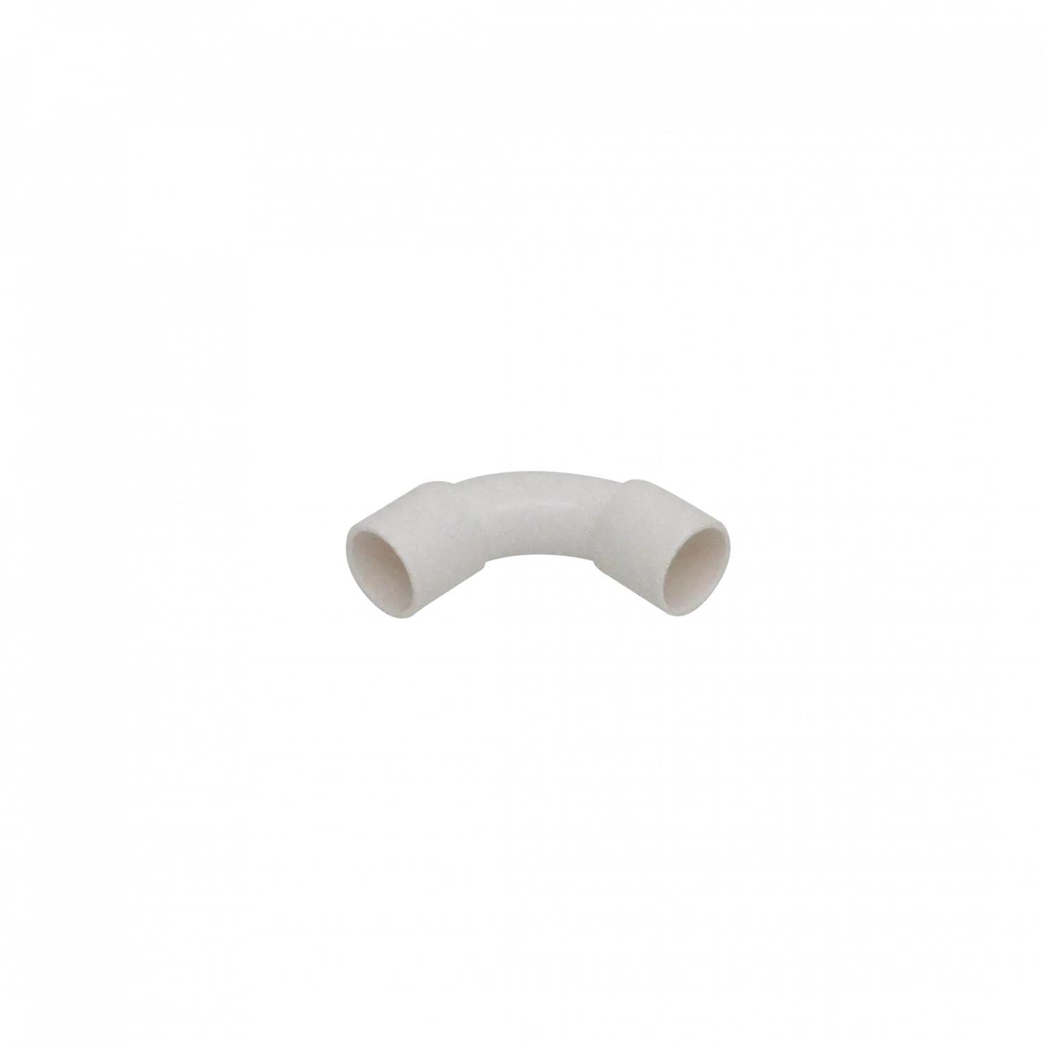 Codo Curvo de PVC Blanco de 16mm para Tubo Conduit - LinkChip PVC16-C 1