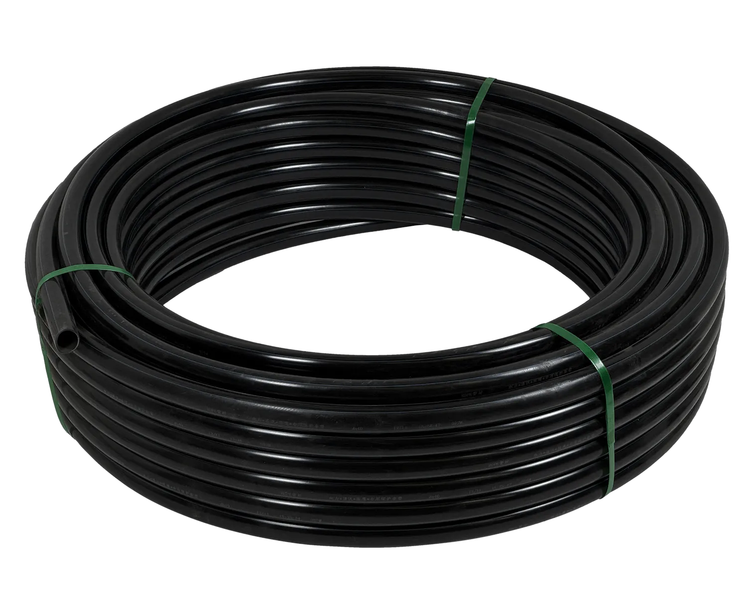 Rollo 100mts Negra HDPE Polietileno Reciclado Plansa 40mm-ext 2,2mm  1