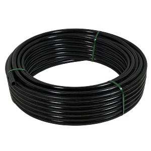 Rollo 100mts Negra HDPE Polietileno Reciclado Plansa 40mm-ext 2,2mm 