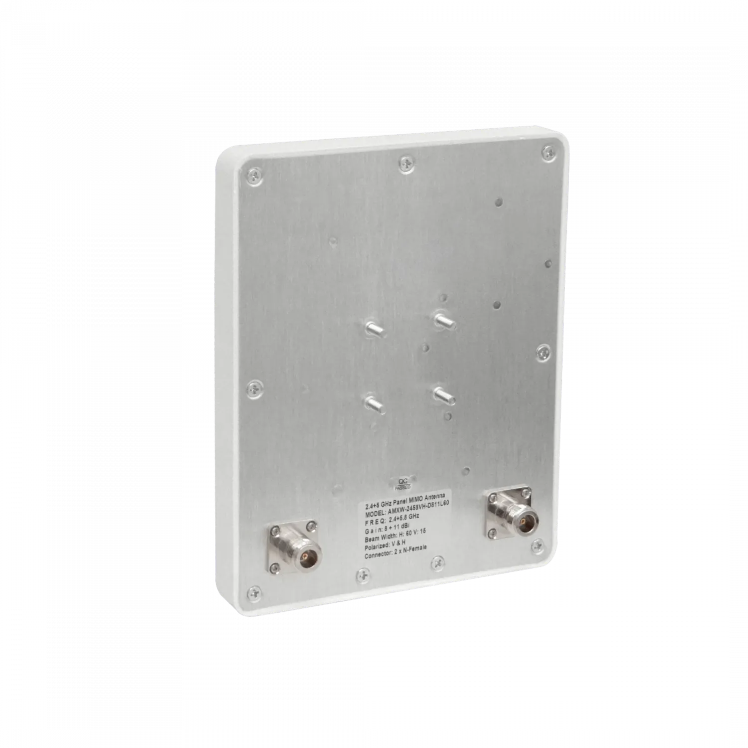 Antena Panel 2-N-Hembra 2,5-2,4GHz-8dBi-Vert 5,8GHz-11dBi-Horiz 5GHz 1