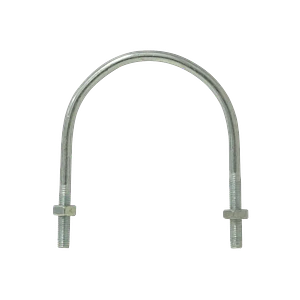Abrazadera 70-90mm Diametro Poste Tubo c/2-tuercas-14mm req/pletina