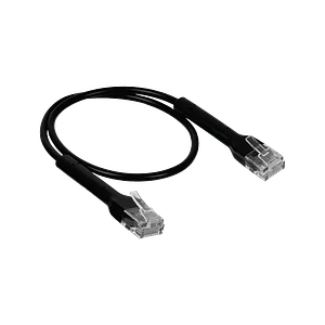 Cable Patch Cat6 Ubiquiti RJ45 Negro 30cm Compacto  