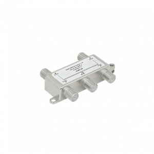 Divisor Coaxial 1x4 F-H a F-H, 5-2400MHz, Splitter TV Satelital GT-SP41