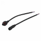 Par de Cables 20+20cm Macho-Hembra 2-pin Volantes Conectores Multiuso-DC (Código: PAR-2PIN) - Miniatura 1