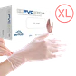 Guantes PVC Blanco Desechables Talla XL (50 pares, 100 unidades) - Miniatura 3