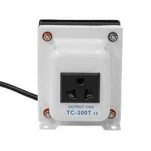 Trasformador 300W MACROTEL, 110V-220VAC, Fusible-5A, Trafo
