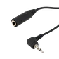 Cable de Audio 3.5mm Hembra a 2.5mm Macho, 12cm - Miniatura 1