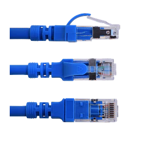 Cable Patch Cat6A U/FTP Azul LSZH, 15m, Inyectado, Multifilar