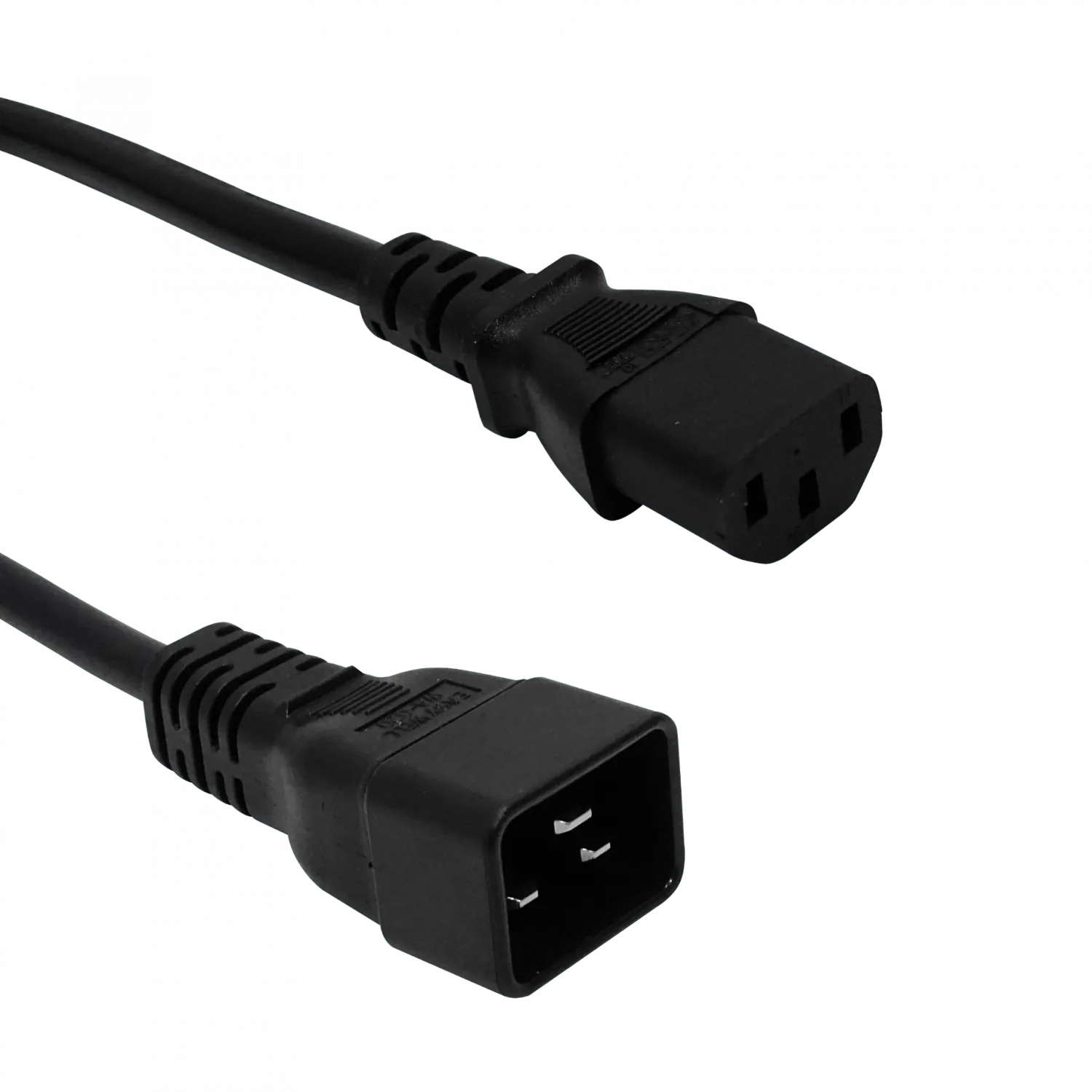 C13-Hembra-10A C20-Macho-16A Cable Poder 1,5-1,8mt Negro 1