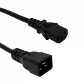 C13-Hembra-10A C20-Macho-16A Cable Poder 1,5-1,8mt Negro - Miniatura 1