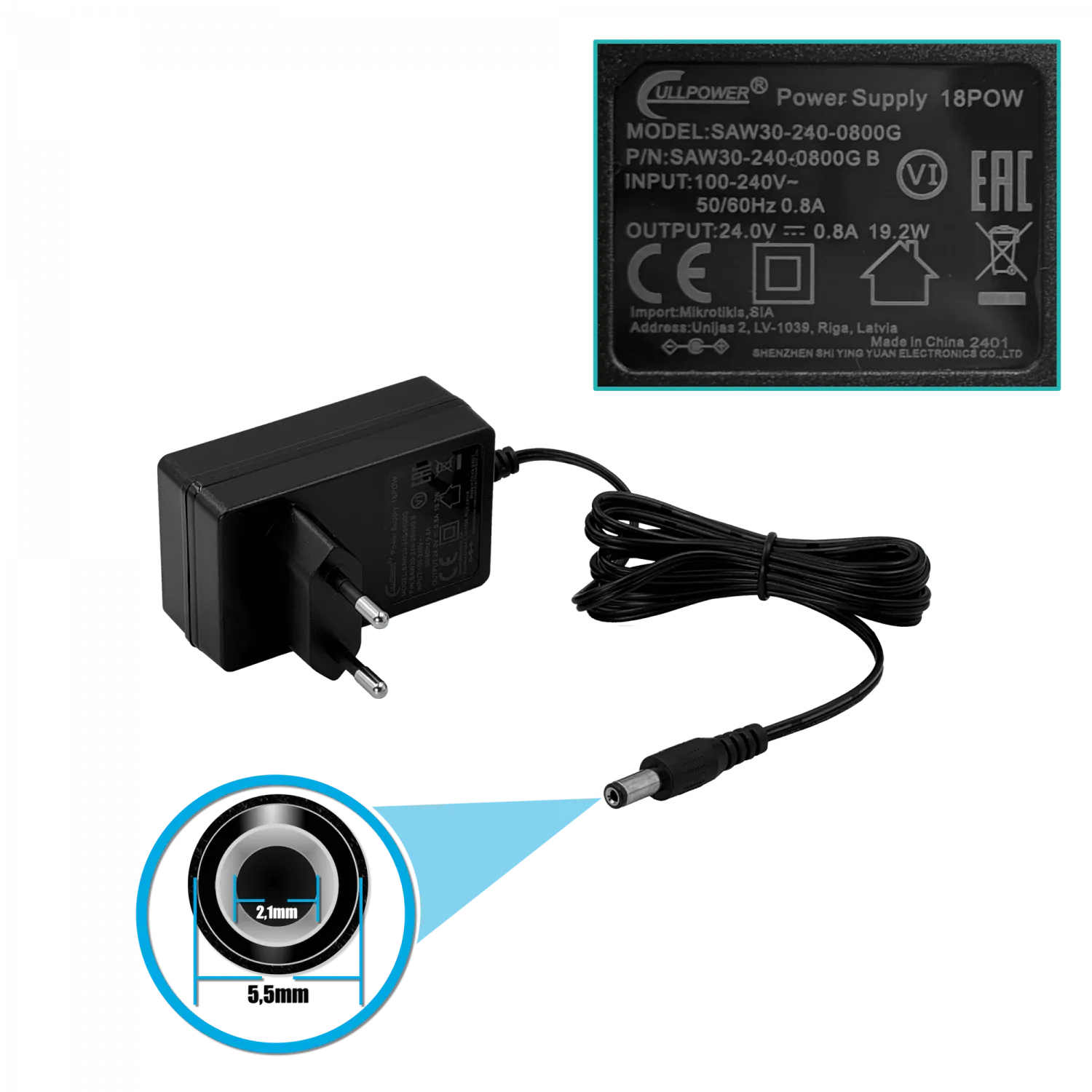 Antena MikroTik LHGG-LTE6-KIT CAT6 17dBi 300/50Mbps 1-SIM 24V LTE/3G 391mm 4