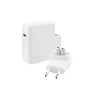 Cargador USB-C Apple Original 61W salida 5.2V 9V 20.2V requiere cable MRW22ZM A1947