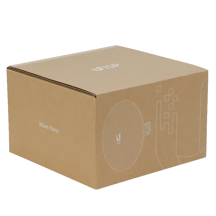 Puente Inalámbrico de Alta Velocidad, 60 GHz, Diseño Compacto y Blanco, Ubiquiti UISP Wave Nano 6