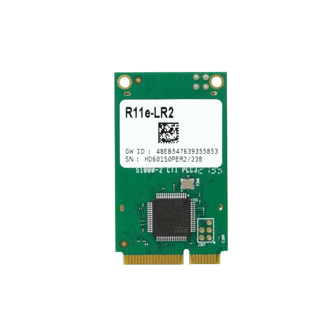 Tarjeta de Red MikroTik R11E-LR2 2.4GHz LoRaWAN MiniPCIe LBT U.FL 1