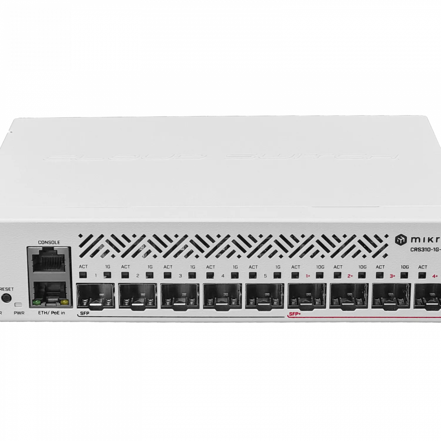 Switch MikroTik CRS310-1G-5S-4S+IN 5x SFP 4x SFP+ 1x GbE PoE-in Rack RouterOS L5 1