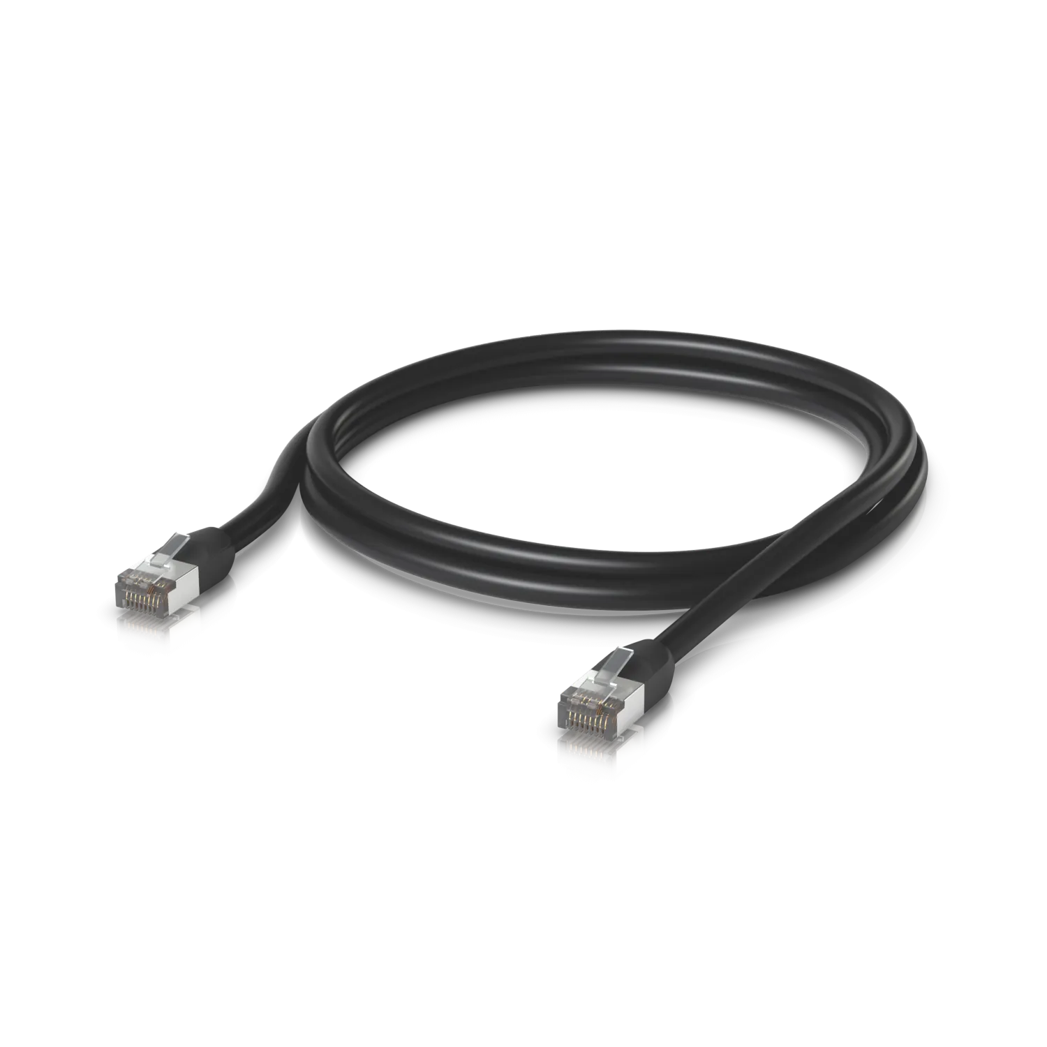 Cable Exterior Cat5e Ubiquiti F/UTP Negro 2m 1