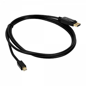 Cable DisplayPort a Mini DisplayPort Macho-Macho, 1.8 Metros, 4K, Negro