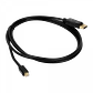 Cable DisplayPort a Mini DisplayPort Macho-Macho, 1.8 Metros, 4K, Negro - Miniatura 1