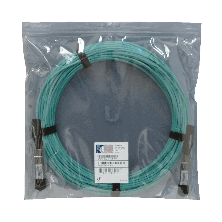 Cable Fibra MM Ubiquiti UA2-30 - SFP28 25Gbps, Directo, 3mm, Longitud 30m 4