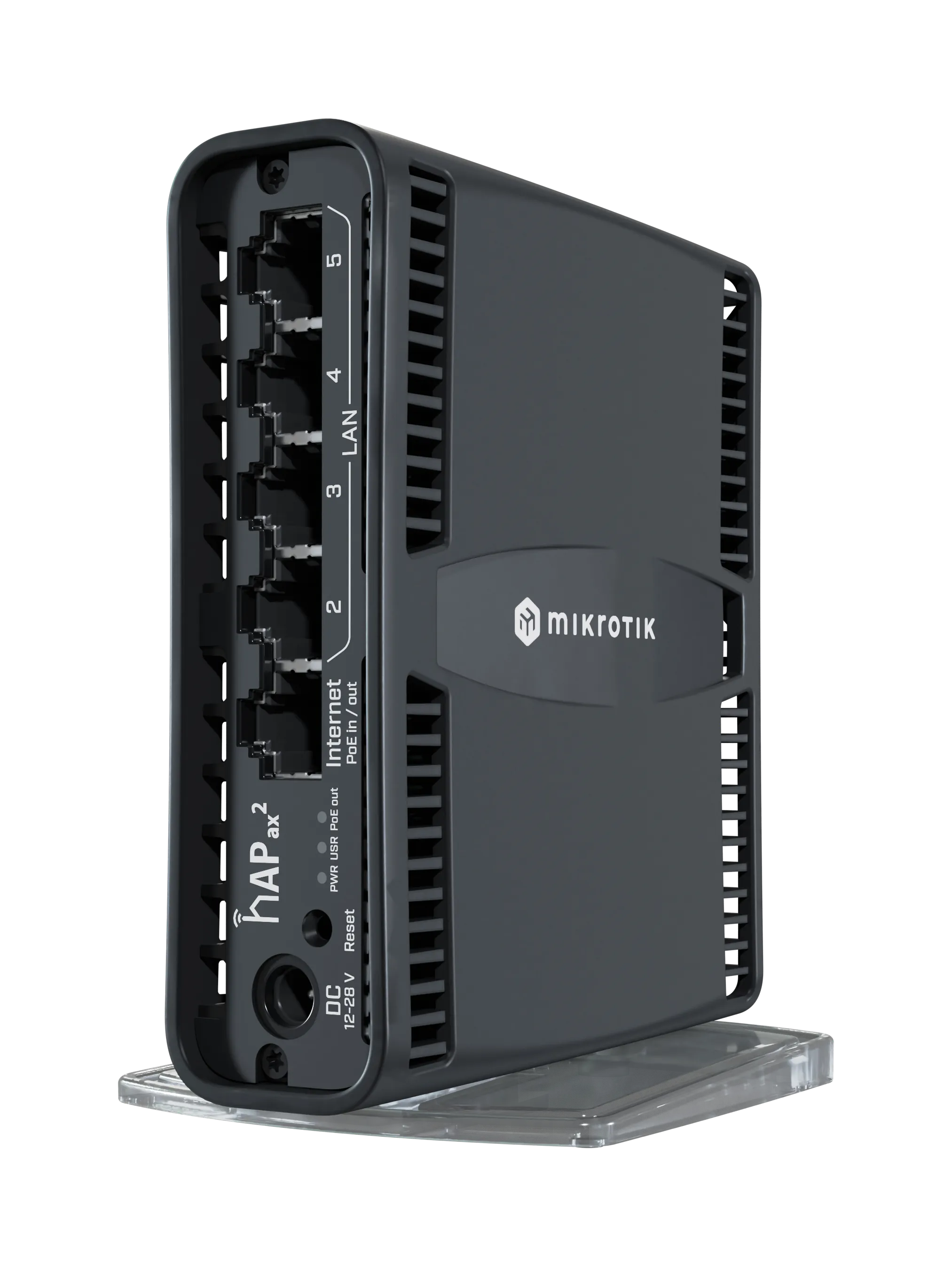 Router Inalámbrico MikroTik hAP ax² - Wi-Fi 6 Dual Band, 5x Puertos Ethernet, PoE In/Out 1