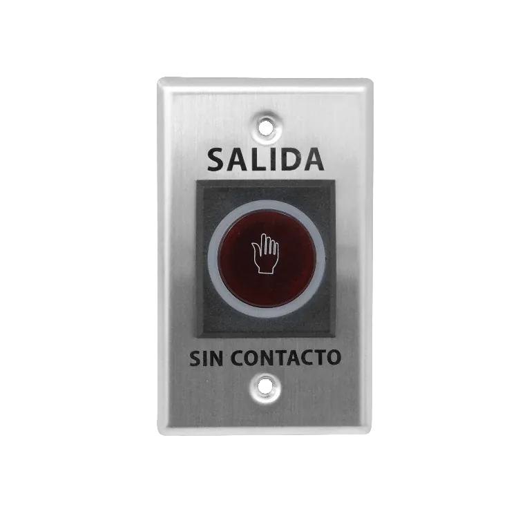 Botón de Salida ZKTeco TLEB102 - Detección sin Contacto a 10 cm, Uso Seguro y Rápido 1