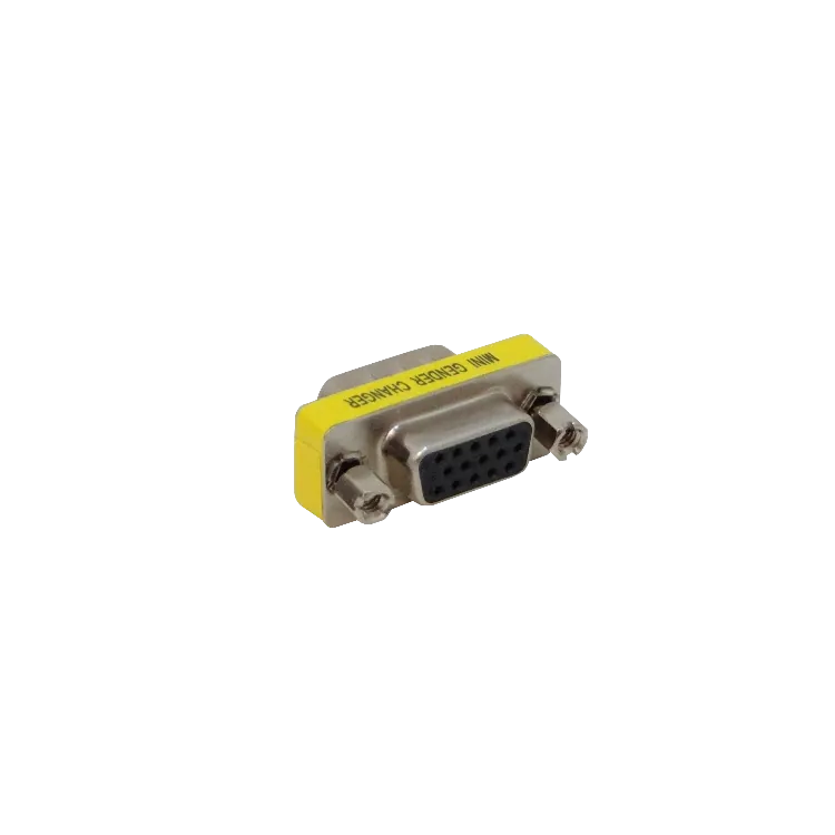 Adaptador VGA Macho a Hembra 2-HD15(DB15-3-Filas) p/FP1MV DE-15/MH/HM Union 1