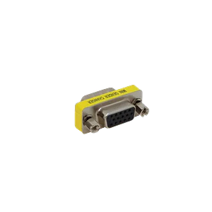 Adaptador VGA Macho a Hembra 2-HD15(DB15-3-Filas) p/FP1MV DE-15/MH/HM Union
