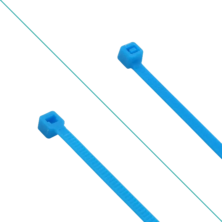 Amarra Plastica Nylon 3.5x200mm 50-un 200x3,5mm Azul  1