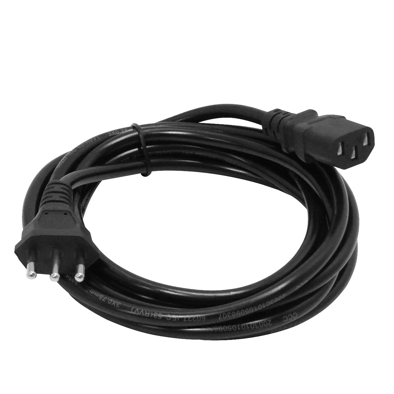 Cable Poder CEI23-16-VII 300cm 3mt 3x0,75mm2 Chile-C13 6A  1