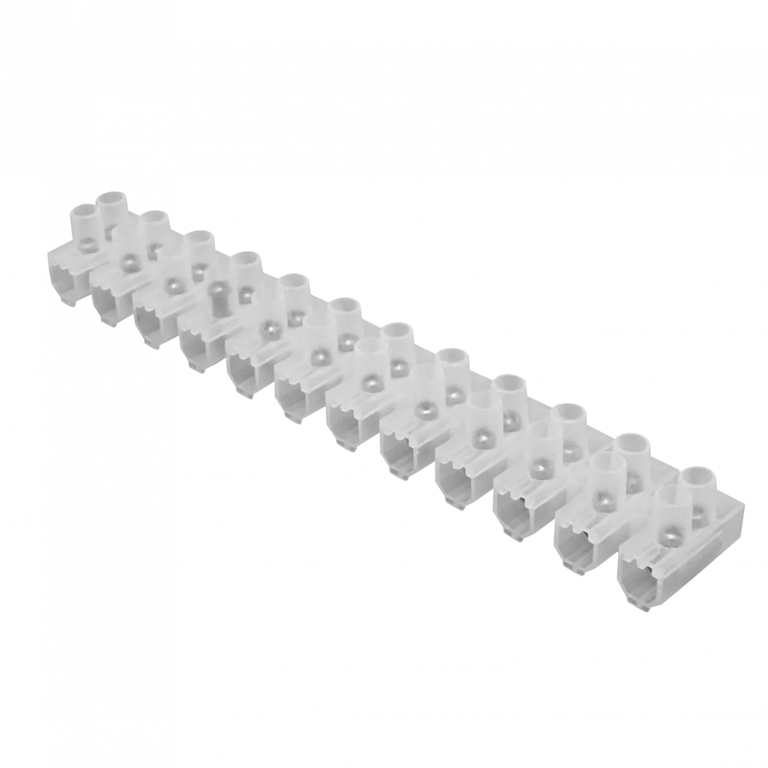 Regleta-Tornillos 380V 60A-Max 180x26x22mm 60-Ampere 13,3mm2 12-Pares  1