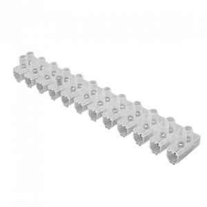 Regleta-Tornillos 380V 60A-Max 180x26x22mm 60-Ampere 13,3mm2 12-Pares 