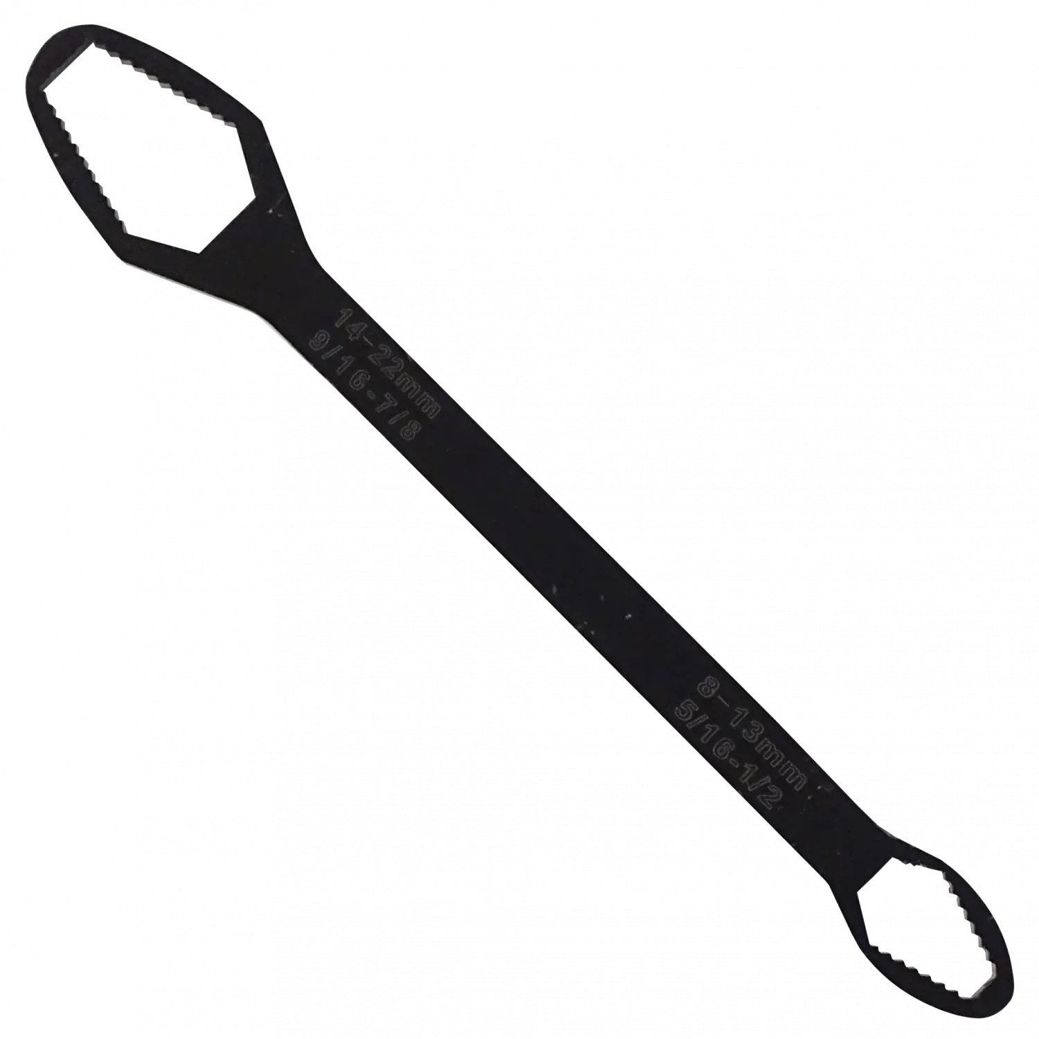 Llave 8-13mm y 14-22 9/16-7/8 y 5/16-1/2 Hexagonal Fija Multiuso 267mm 1