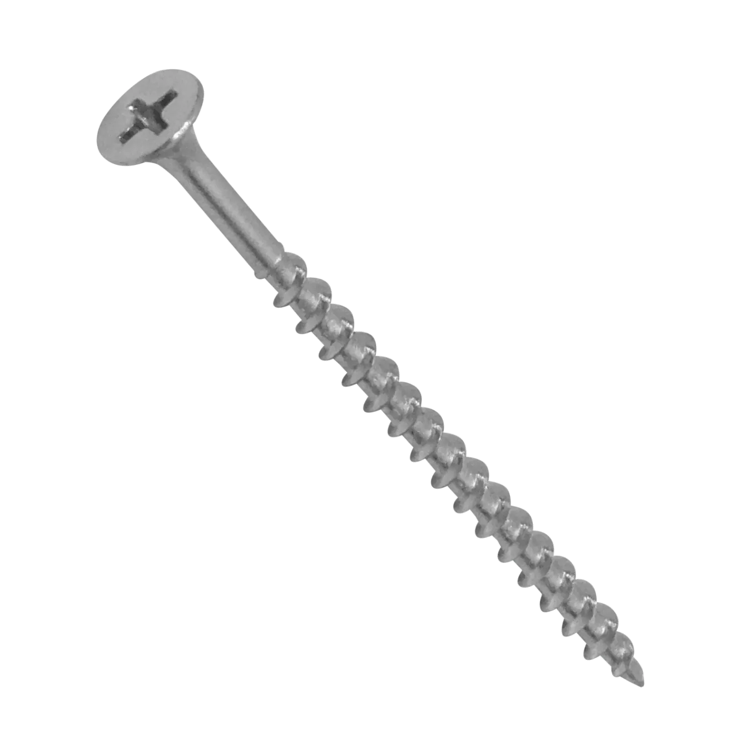 Tornillo Volcanita Punta 6x2 1/2 100-u. 6x2,5 Largo-63mm Plateado Cruz  1
